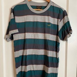 Dark Seas Striped Short Sleece